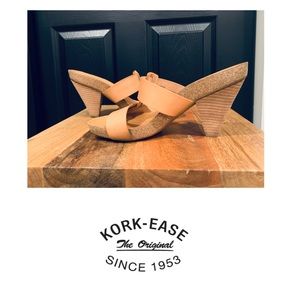 Kork Ease nude slip on Heels 7